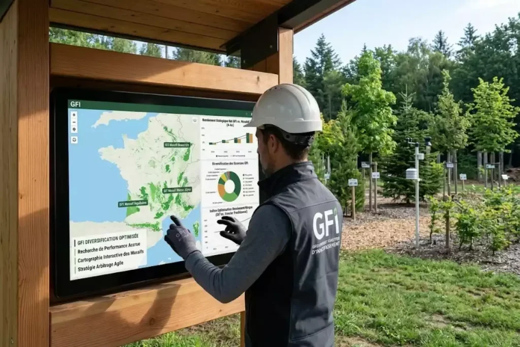 placement dans une foret